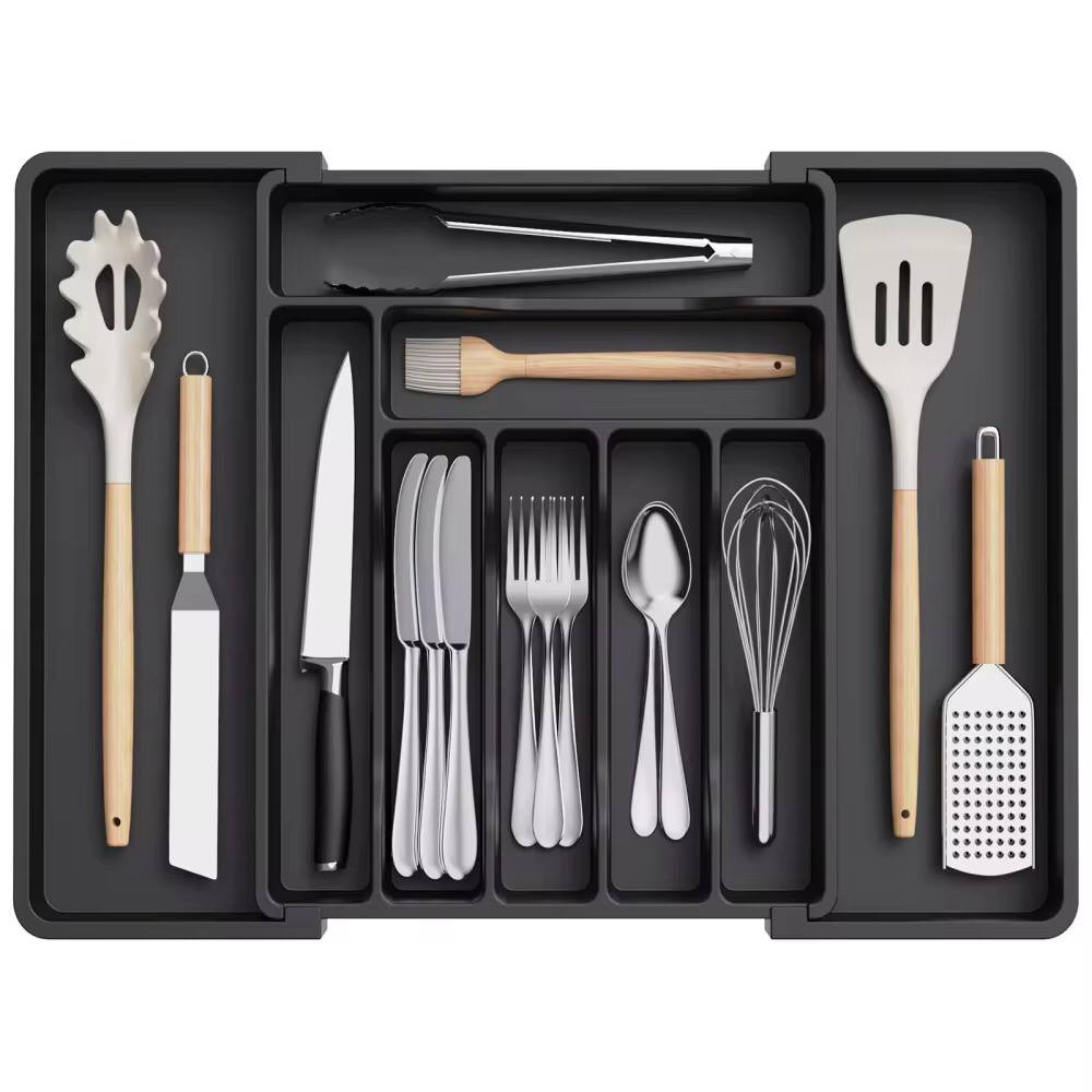 Expandable cutlery organiser