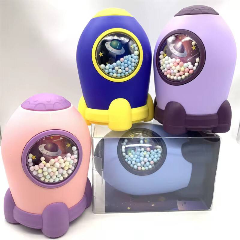Rocket piggy bank