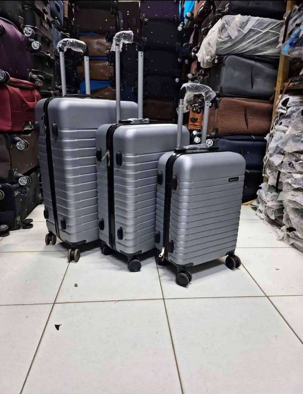 3 in 1 Luxurious Fibre Suitcase