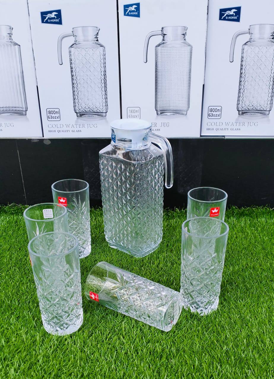 Water / Juice Glass-Jug set
