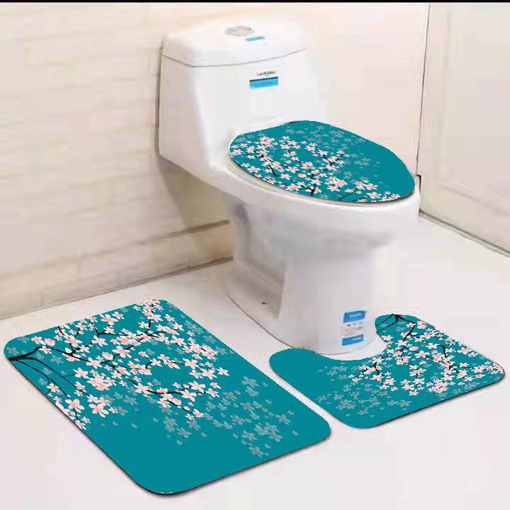 3in1 toilet mat set