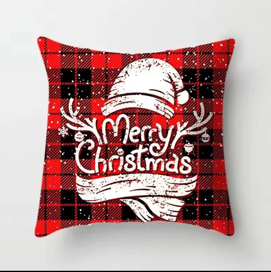 Christmas Pillow Covers (No Filler) for Christmas Decoration Throw Pillow Covers