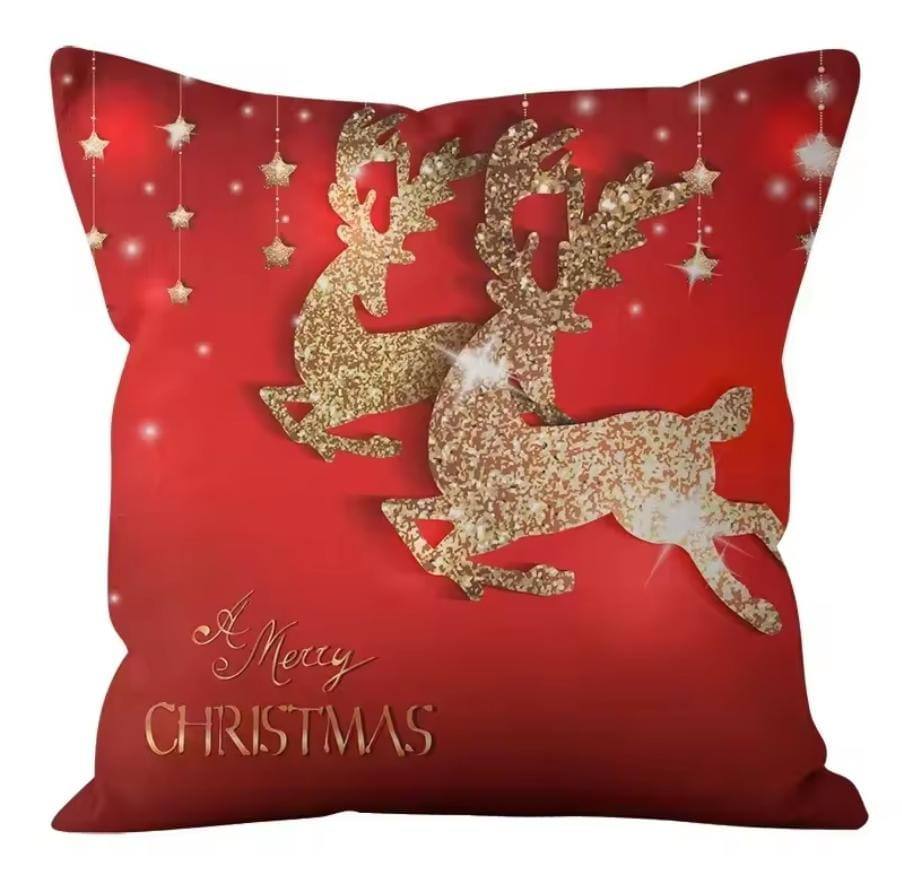 Christmas Pillow Covers (No Filler) for Christmas Decoration Throw Pillow Covers
