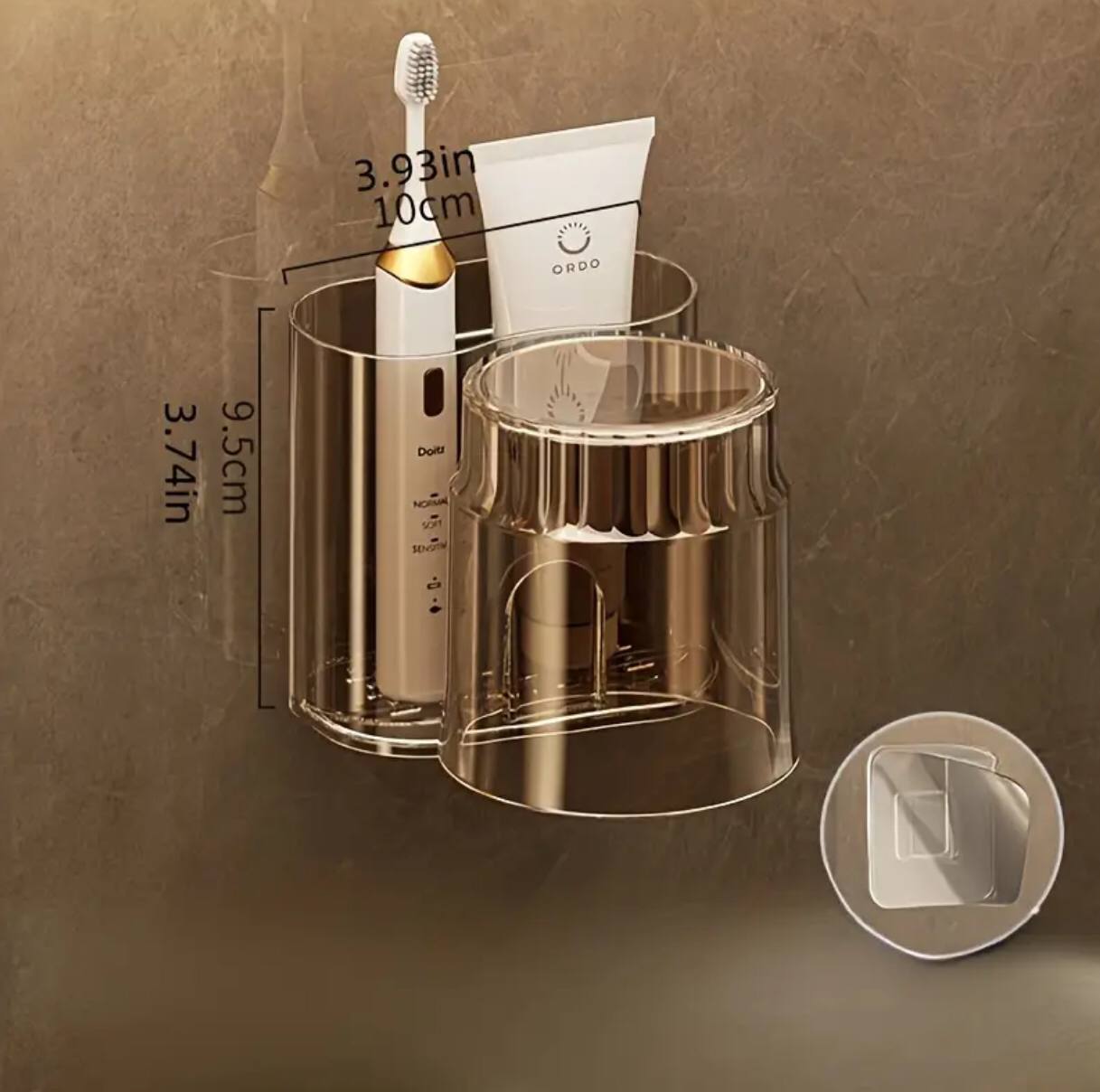 Toothbrush Holder With Mouthwash Cup