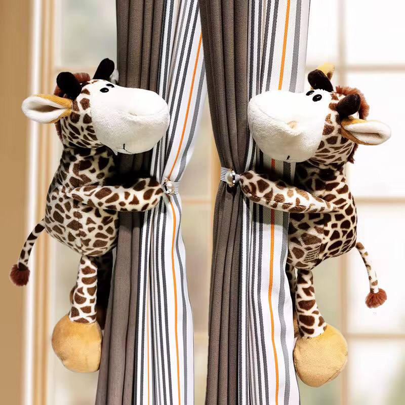 Animal cartoon themed kids areas curtain holder