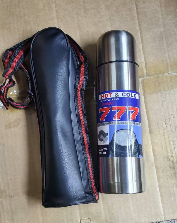 Hot and Cold stainless steel flask with bag