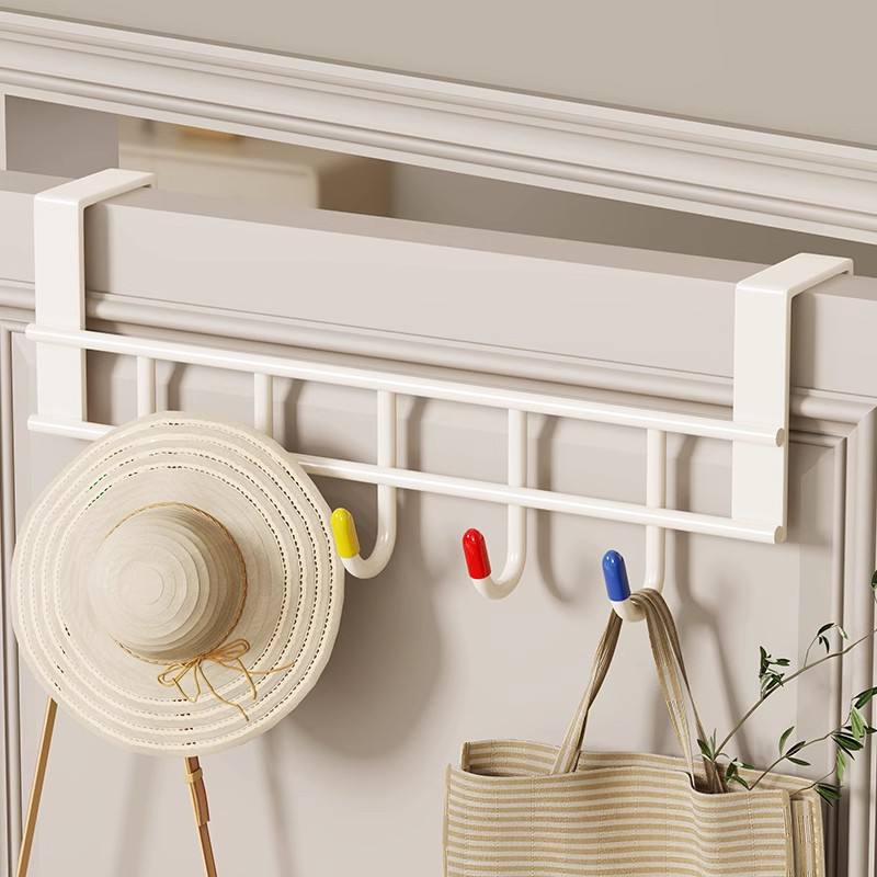 Over-the-door hook rack