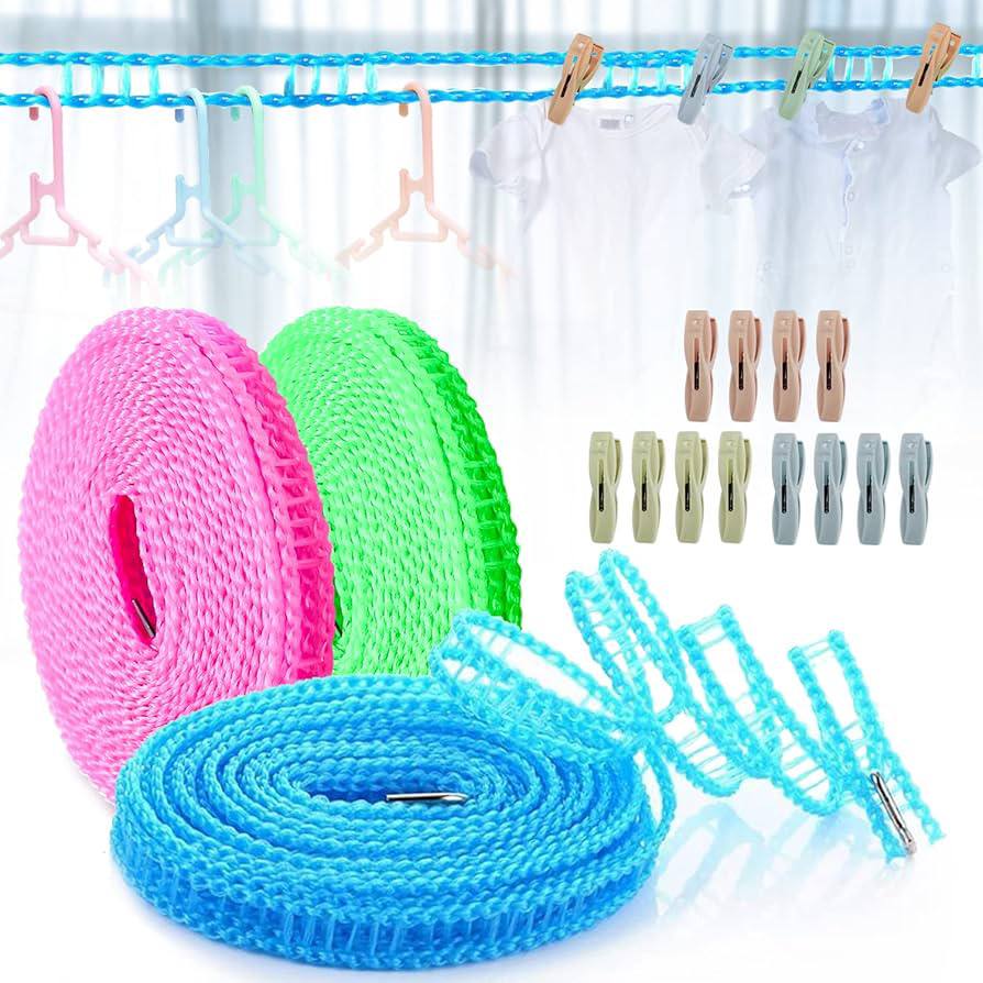 5m portable windproof non slip cloth line