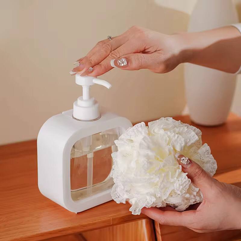 Hand washer soap dispenser
Bathroom shower gel dispenser