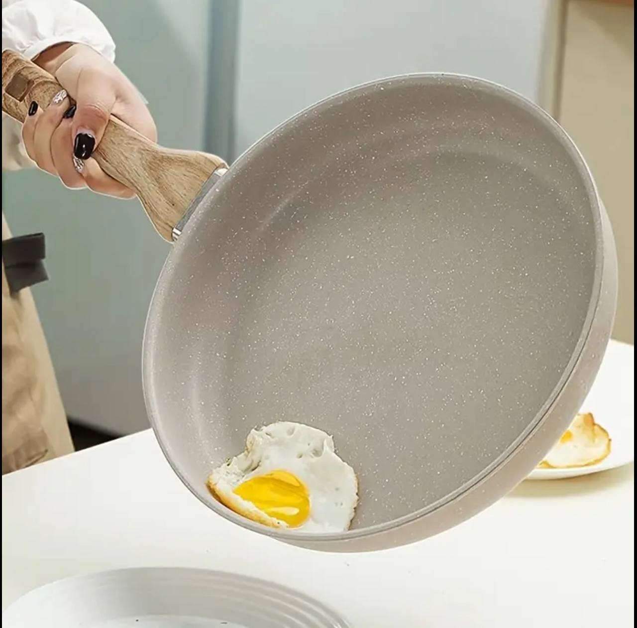 MGC co. HEAVY GAUGE granite frying pan