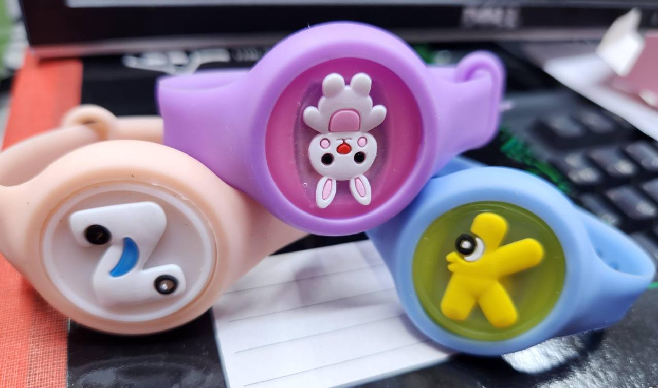 Cartoon Mosquito repellent luminous bracelet /watch