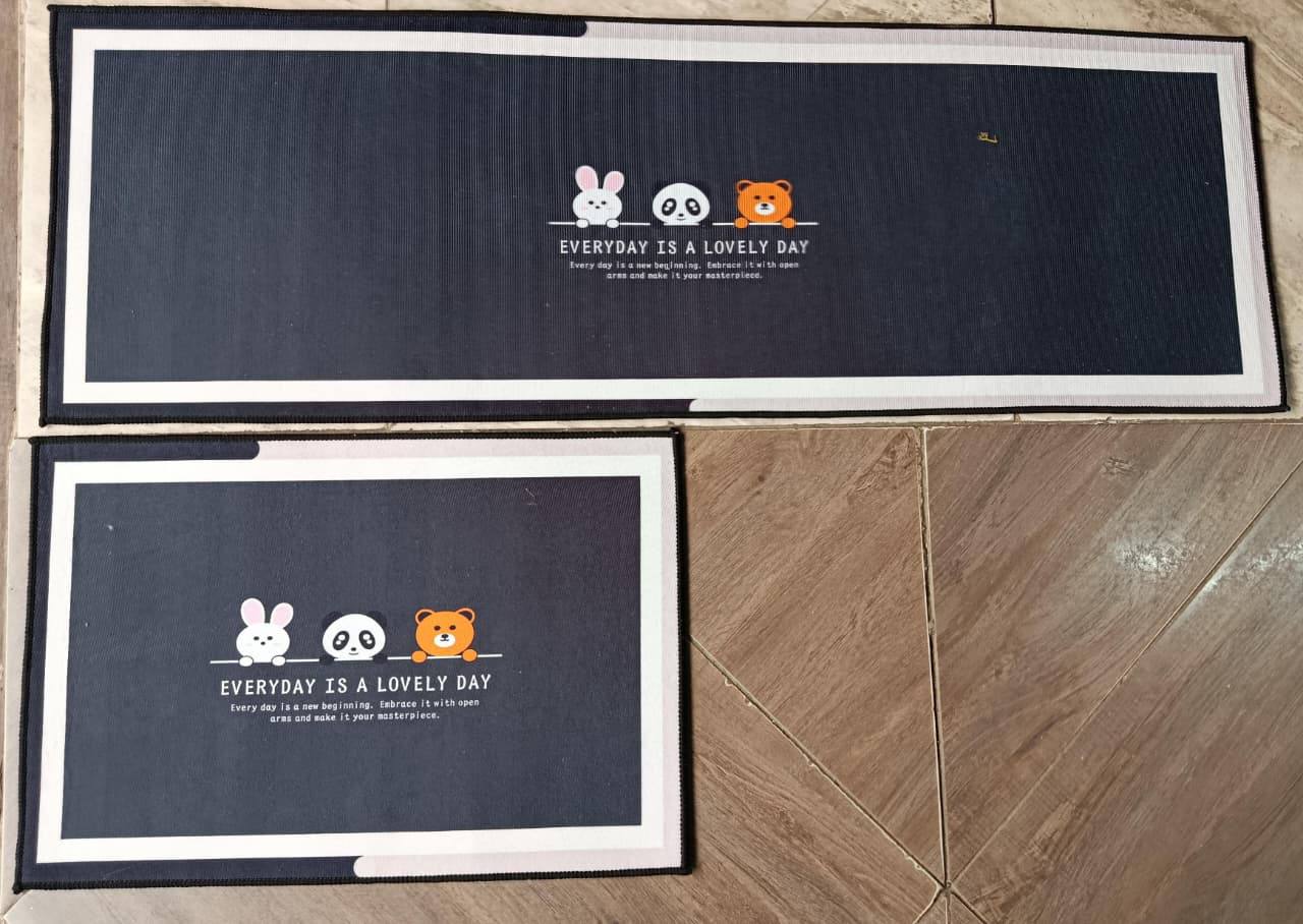 3D 2 PIECE KITCHEN MATS