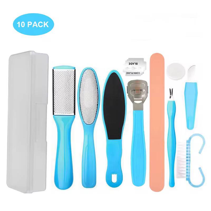 10 PC pedicure Tools / Foot care set + 2 Foot mask
