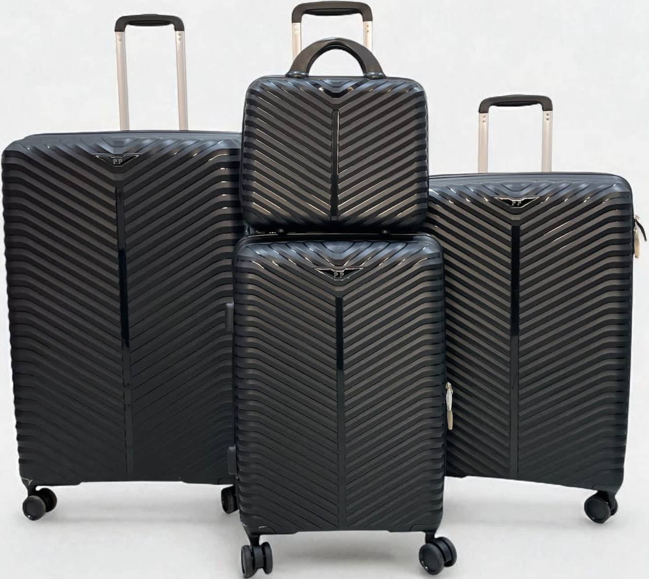 4 in 1 Luxurious unbreakable double zip Suitcase