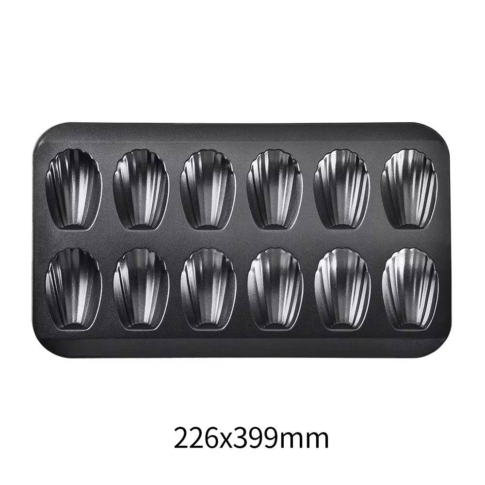 High Quality 12 slots nonstick Cookie madeleines baking tin