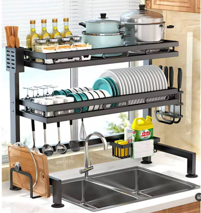 2 layer over the sink dish drainer