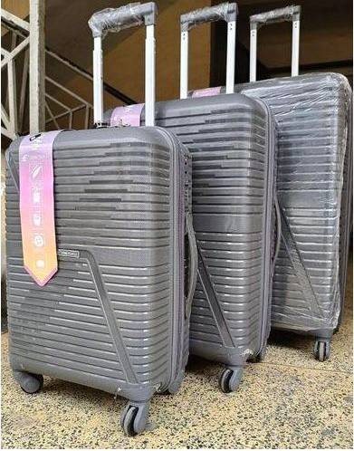 Unbreakable rubber suitcase Pp 3-in-1 suitcase set