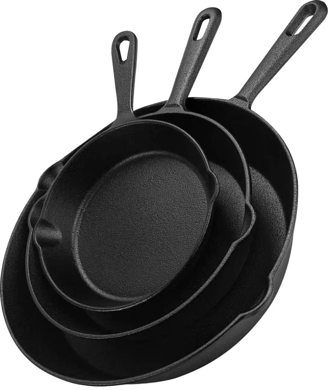 Cast Iron Frying Pan Cooking skillet Egg Steak Fry Pan