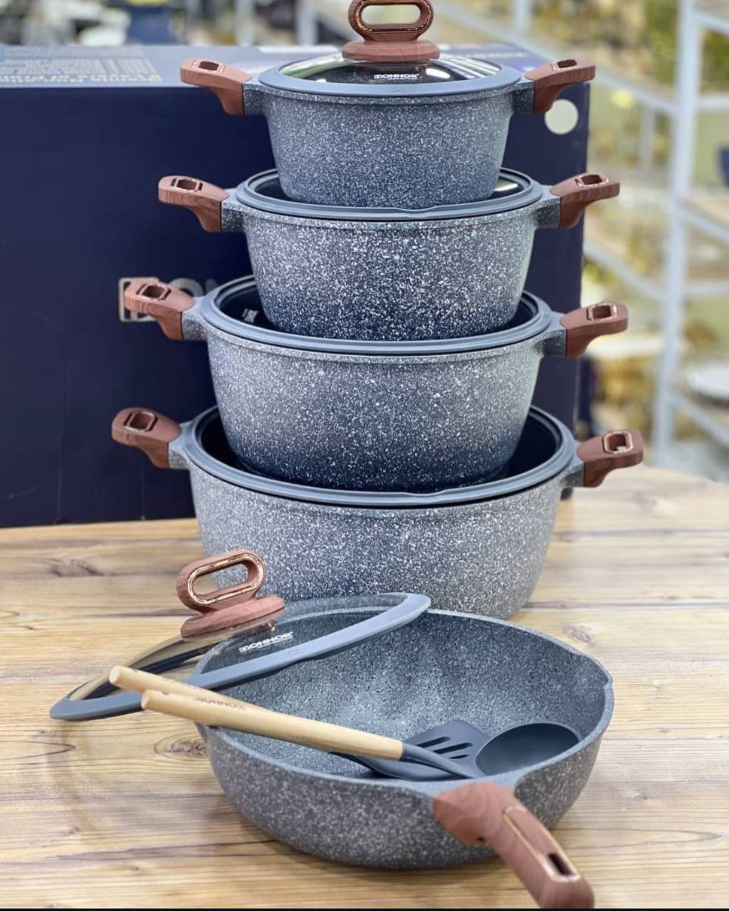 DONNOR 15pcs Cookware set