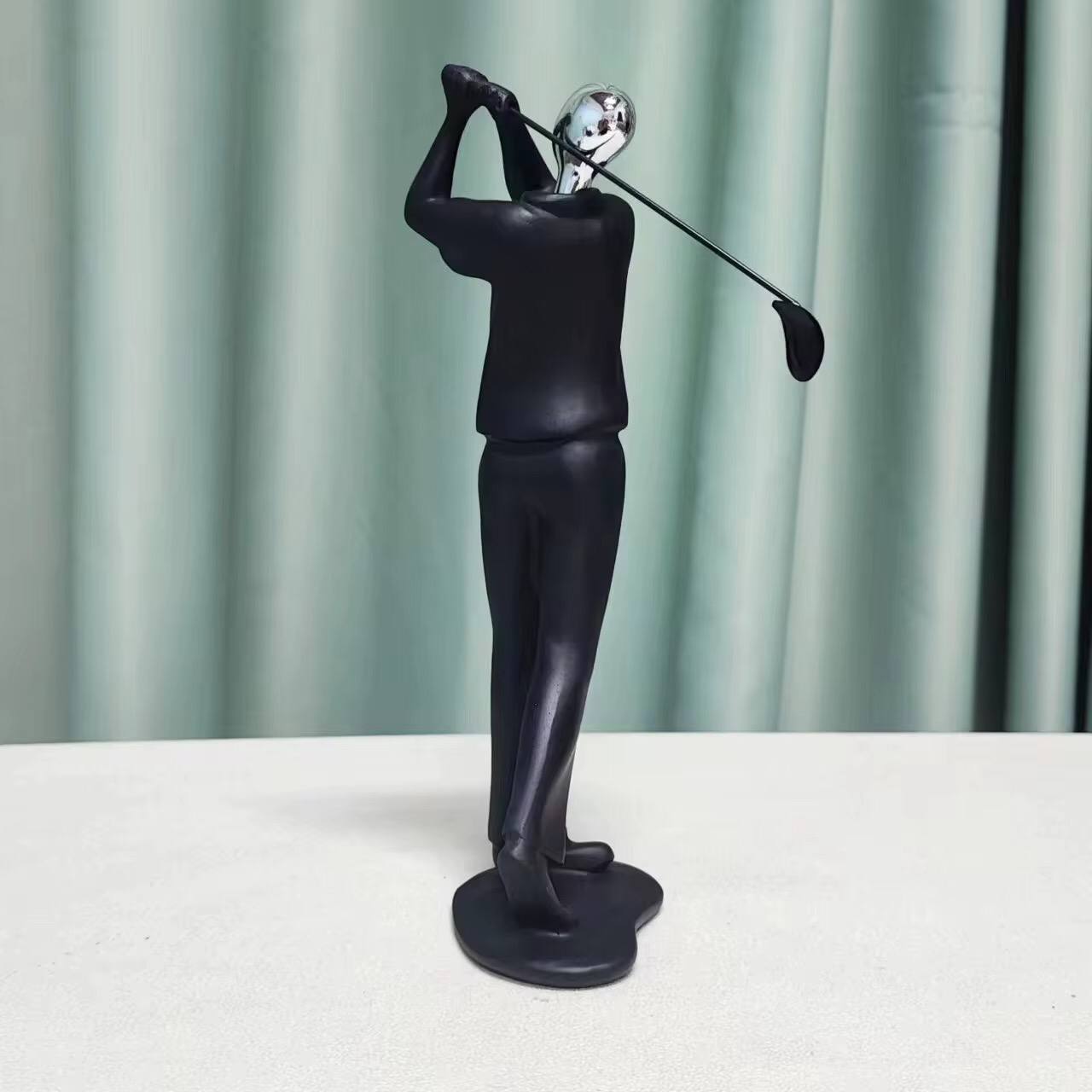 Office/home figure/golfing Modeling Resin Table Ornaments