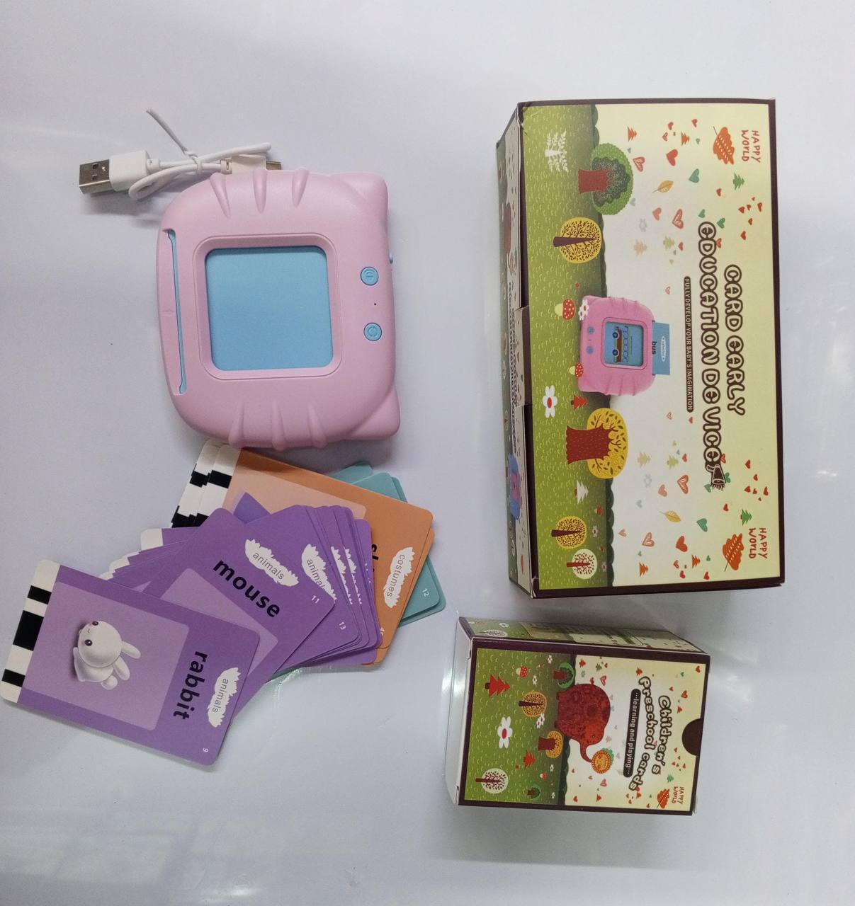 Rechargeable Talking Flashing Card Reader