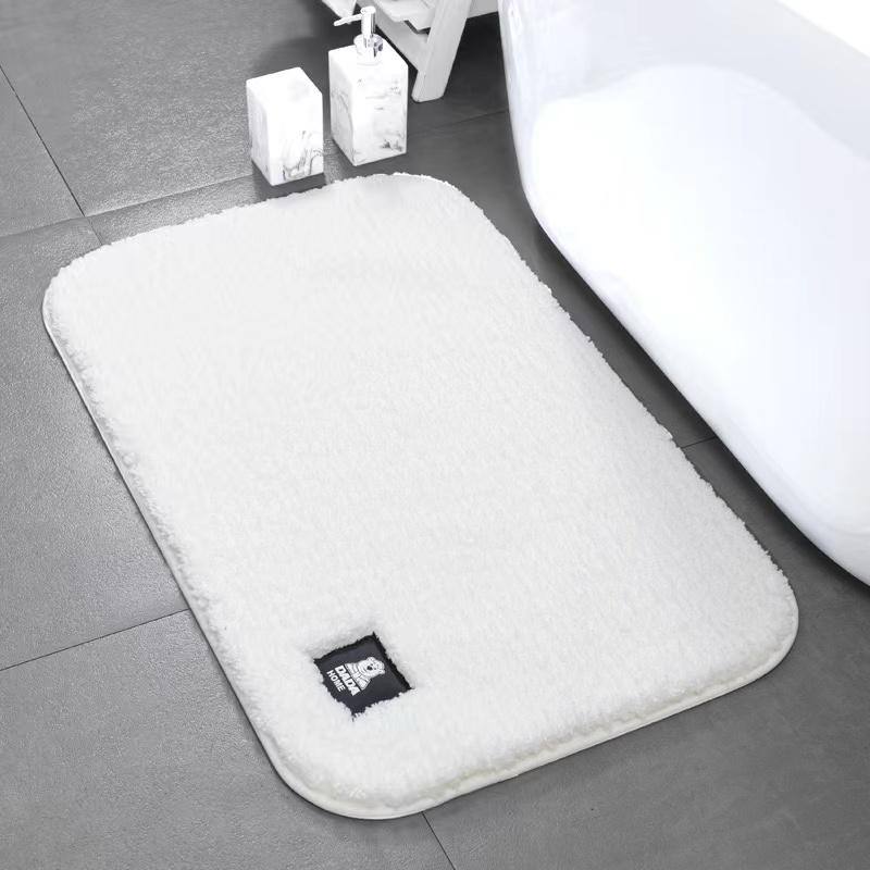 Plain color bathroom mat