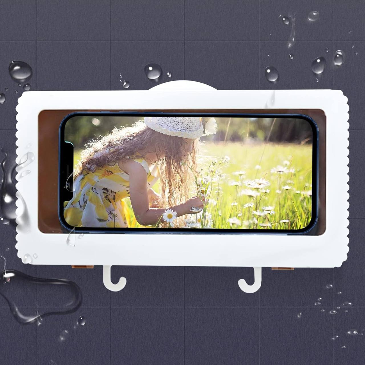 Magic box for phone in shower