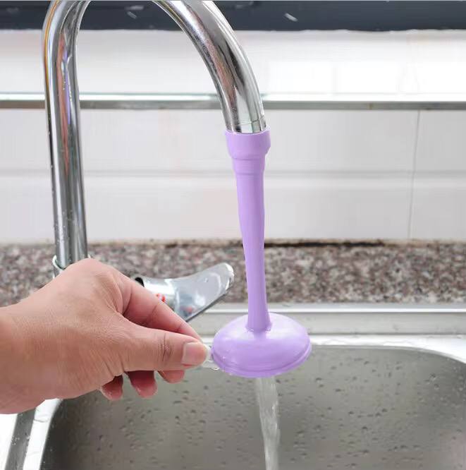 Convert your tap to deliver either a shower spray or normal jet using this flexible Silicone shower faucet
