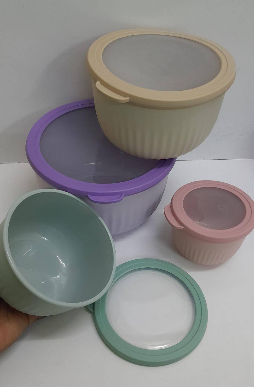 4 in1 stackable salad bowls