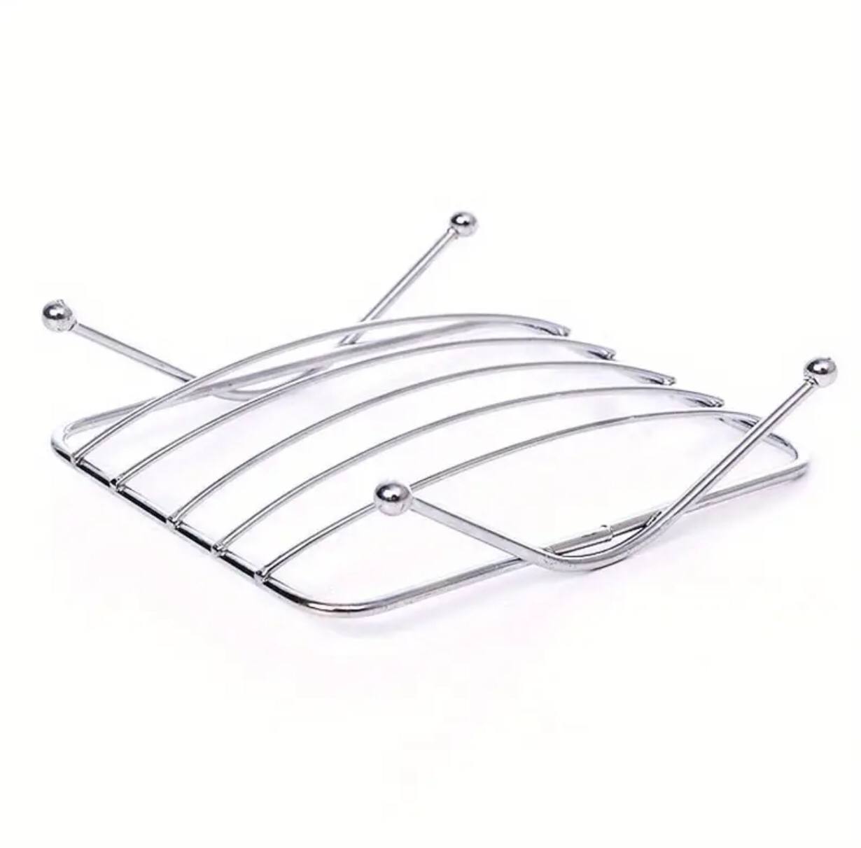 Stainless steel soap dish