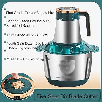 Big size high power 500w 3L Meat grinder multipurpose electric chopper cooking machine