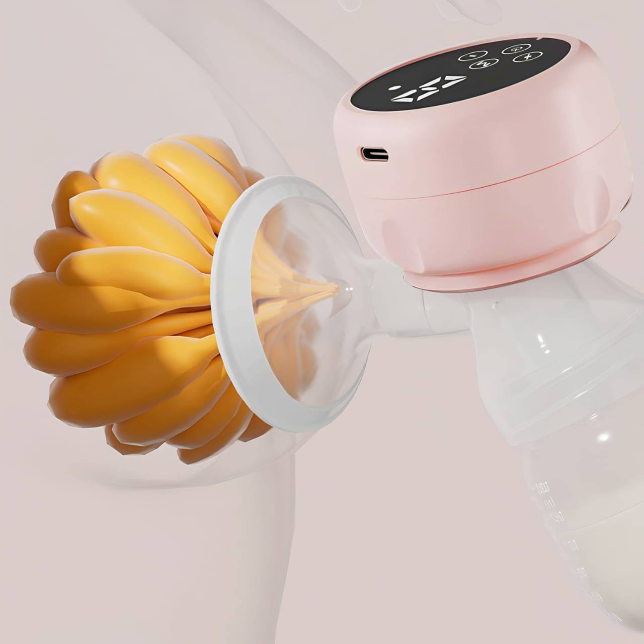 Single Portable Breast Pump Electric Intelligent Integrated High Suction Breast Pump