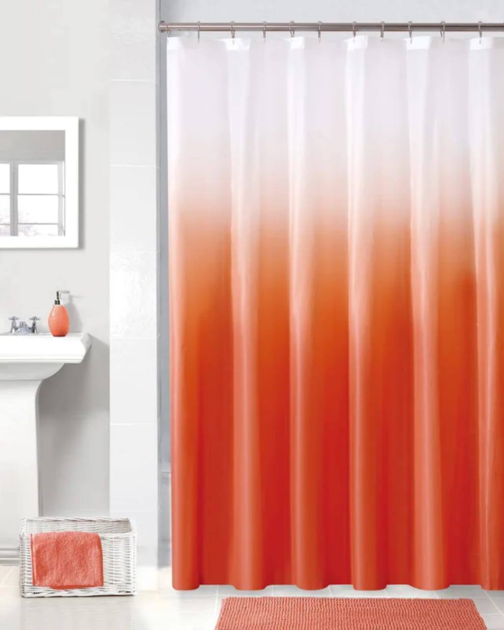 180*180cm Shower curtains with hooks
