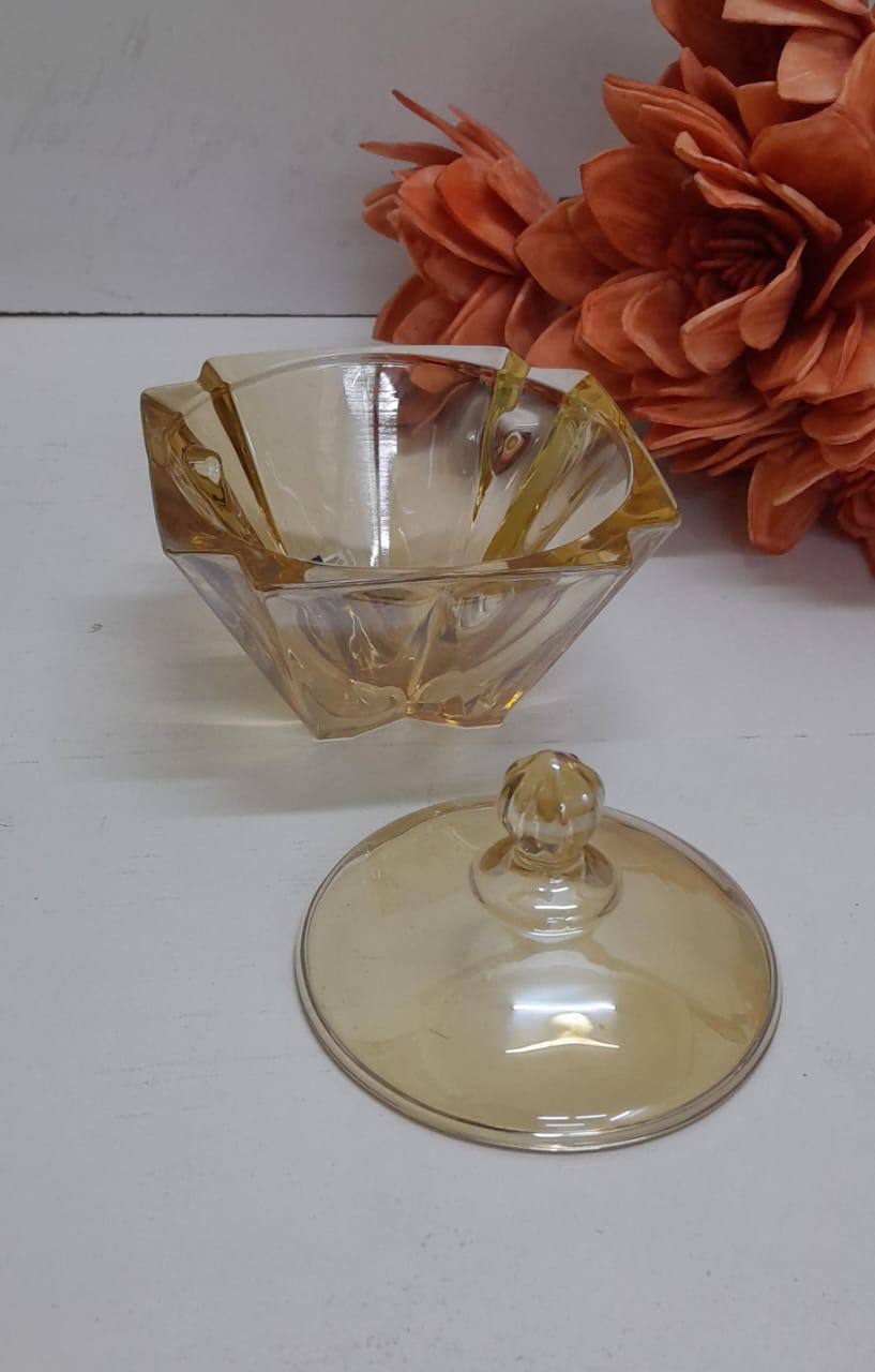 GLASS Decorative candy jar/sugar dish