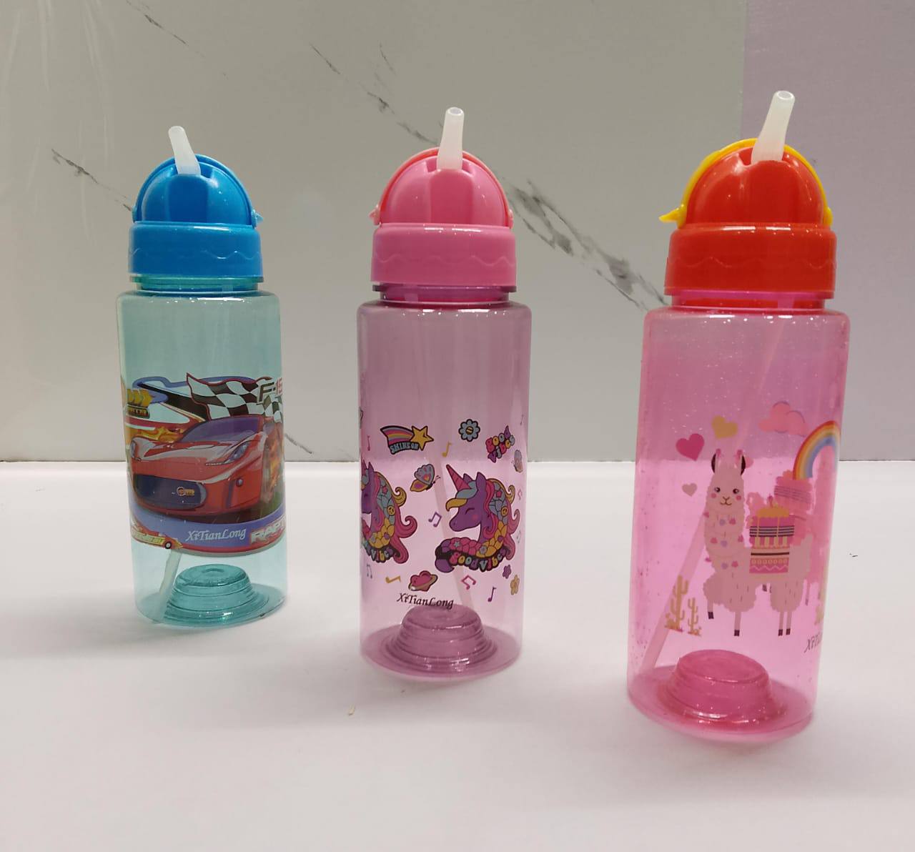600ml 500ml n 400ml straw kids water bottles