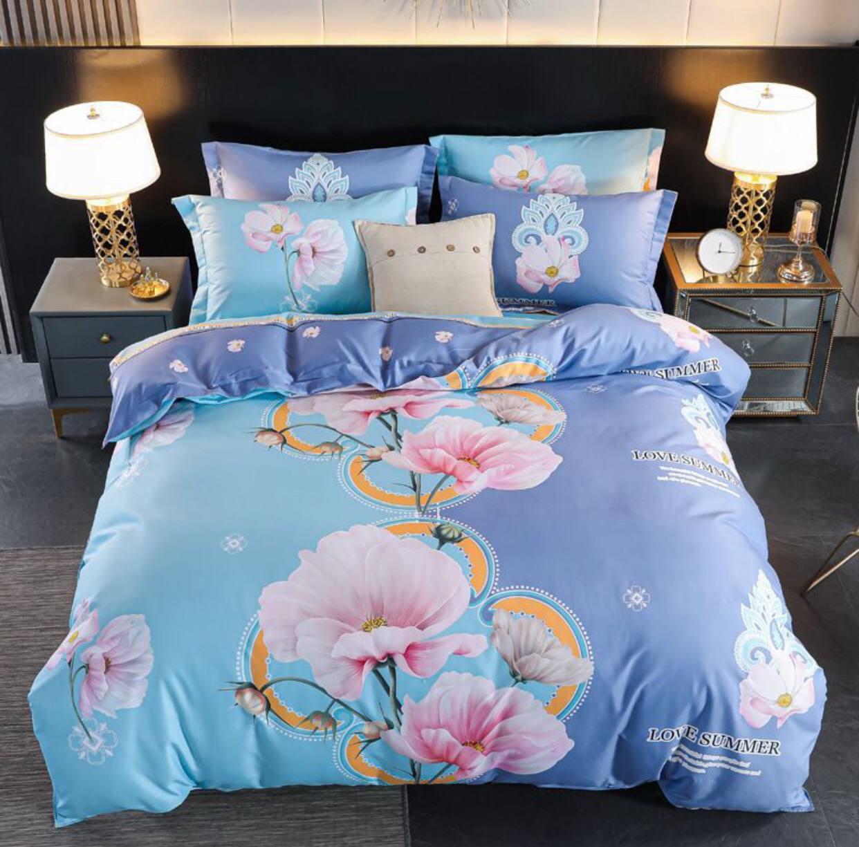 Luxury Nordic style Cotton Microfiber Duvet cover sets