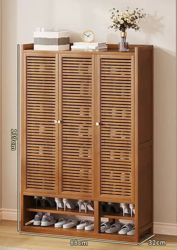 10-Tier Bamboo Shoe Cabinet