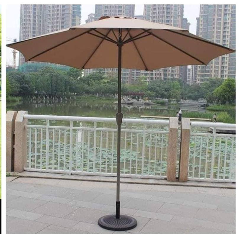 2.7M Parasol Replaceable Cloth Garden Umbrella