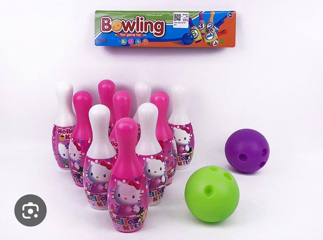 Hello kitty Bowling Set Indoor & Outdoor Fun Game