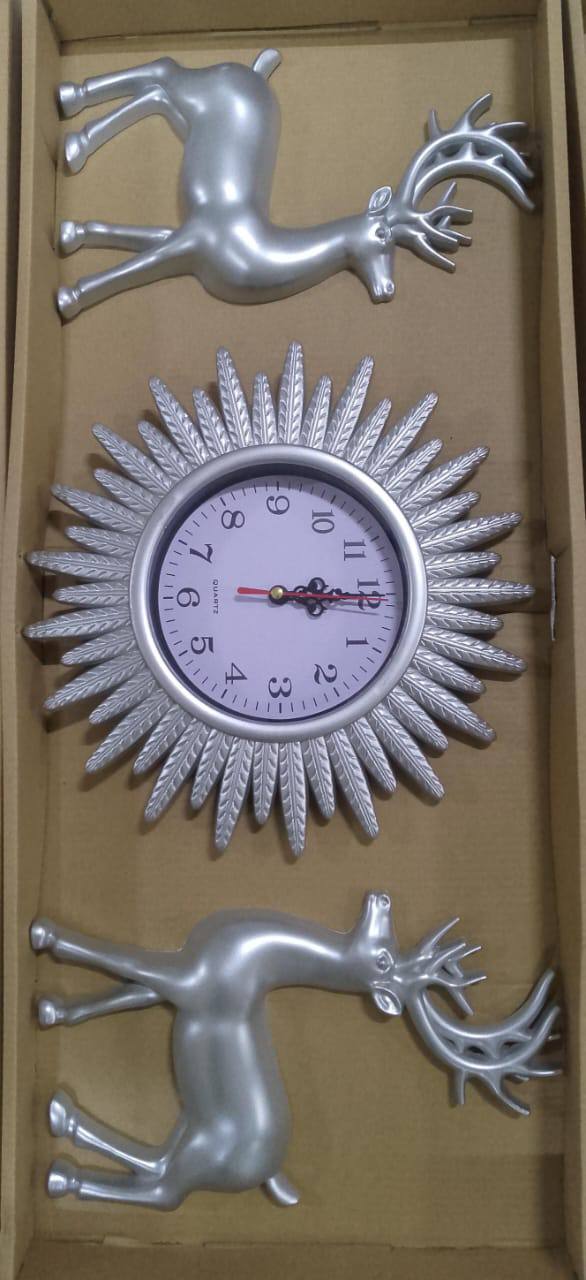 Elegant 3in1 Wall clock decor