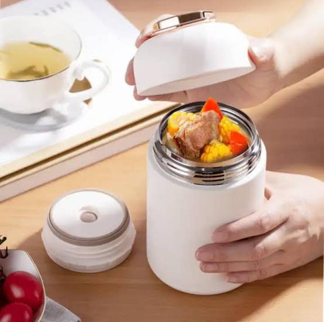 Big size 1050ml Classic food flask thermos with foldable spoon