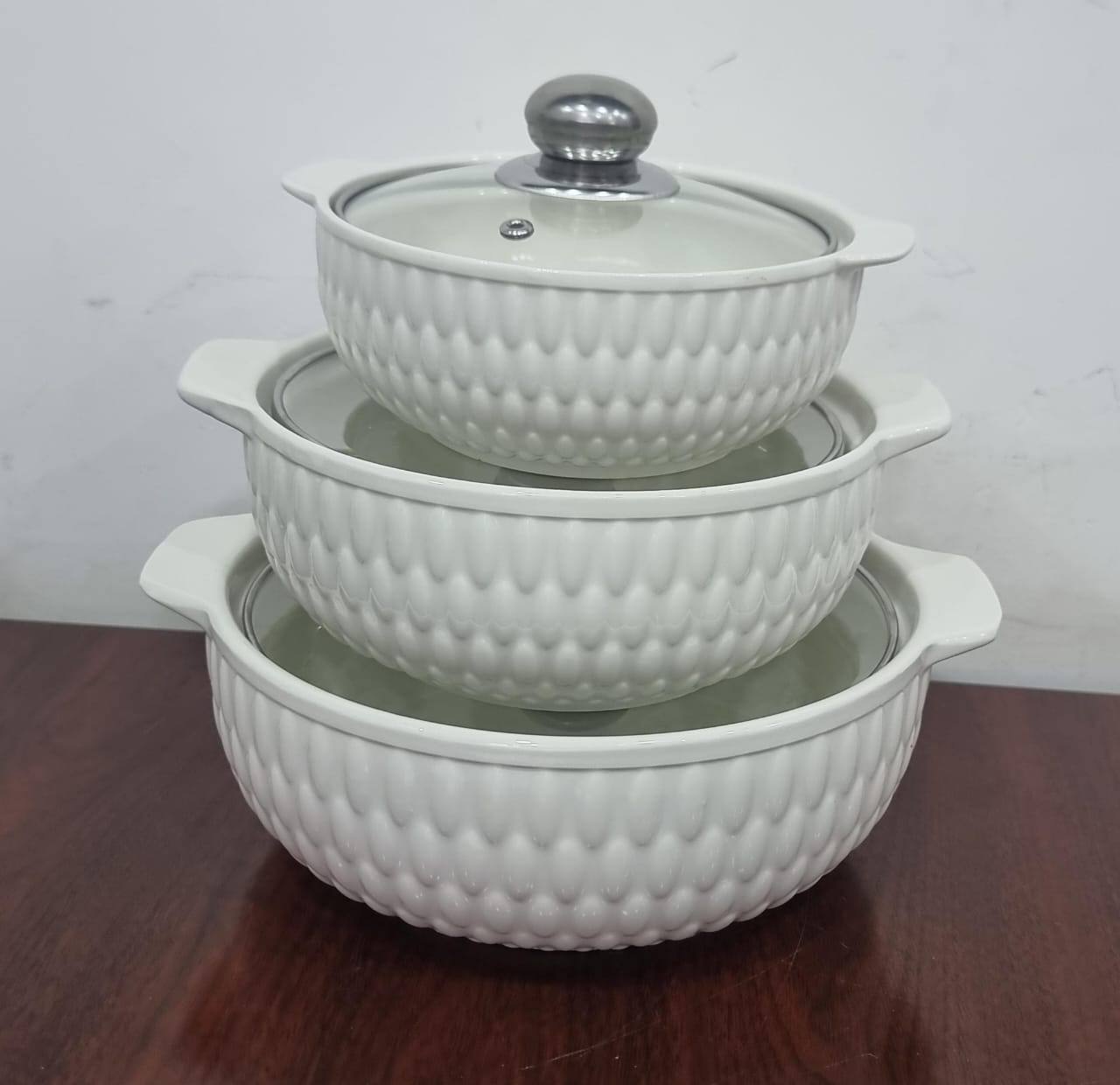 High quality 3in1 ceramic serving dish
