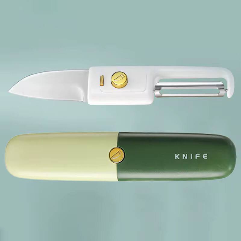 SY-165 ; 3 function pocket fruit knife & peeler