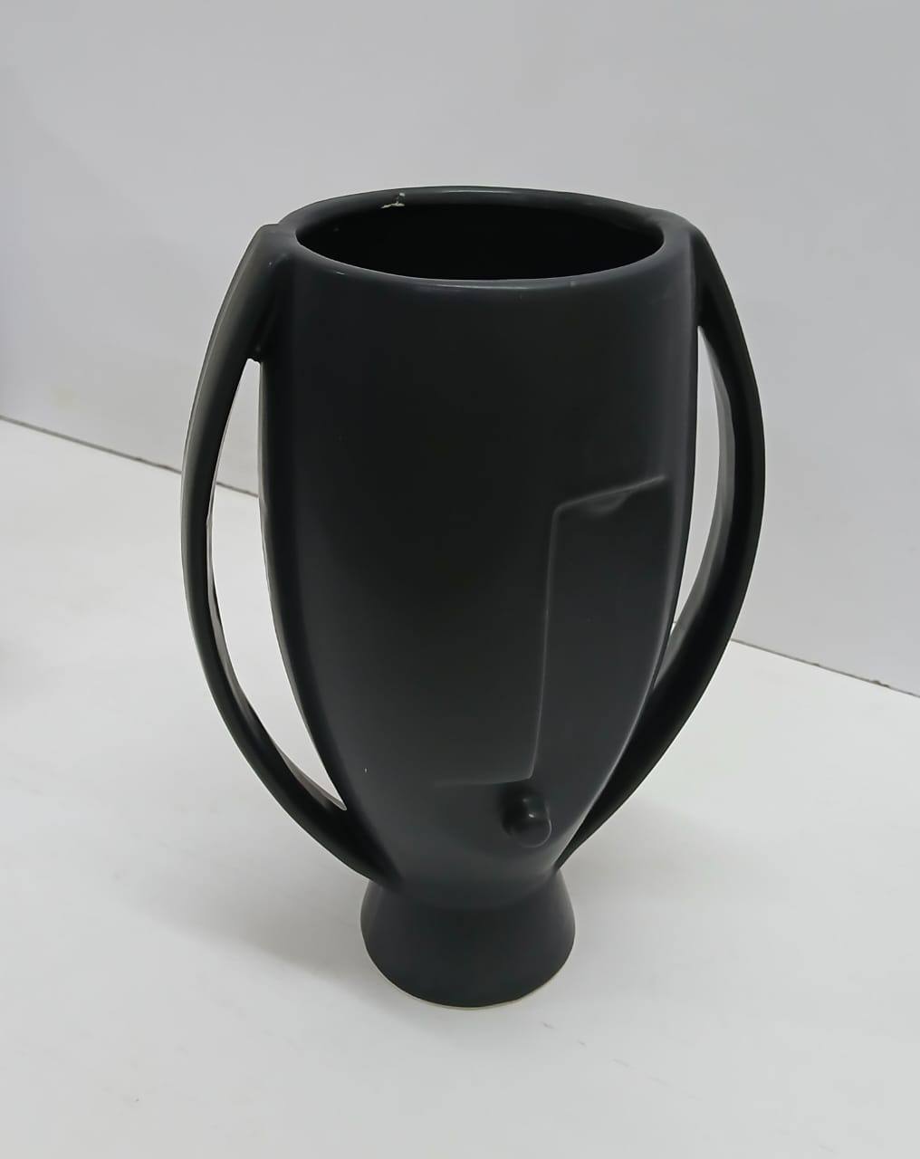Face Decorative Flower Vase