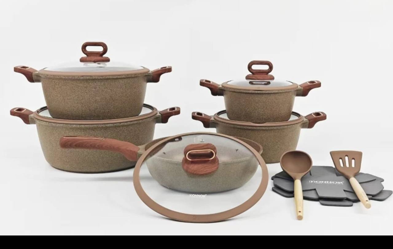 DONNOR 15pcs Cookware set