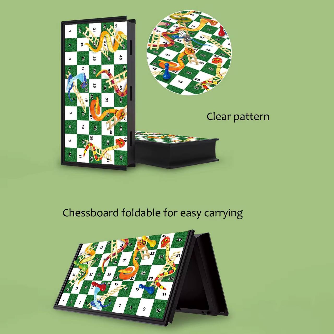 SNAKE&LADDER MAGNETIC GAMEBOARD