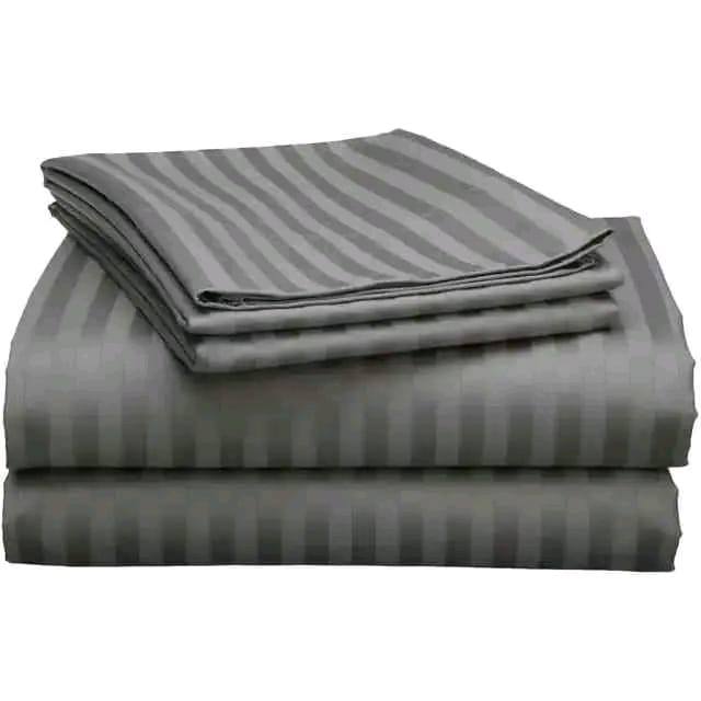 Stripped a pair of cotton bedsheets