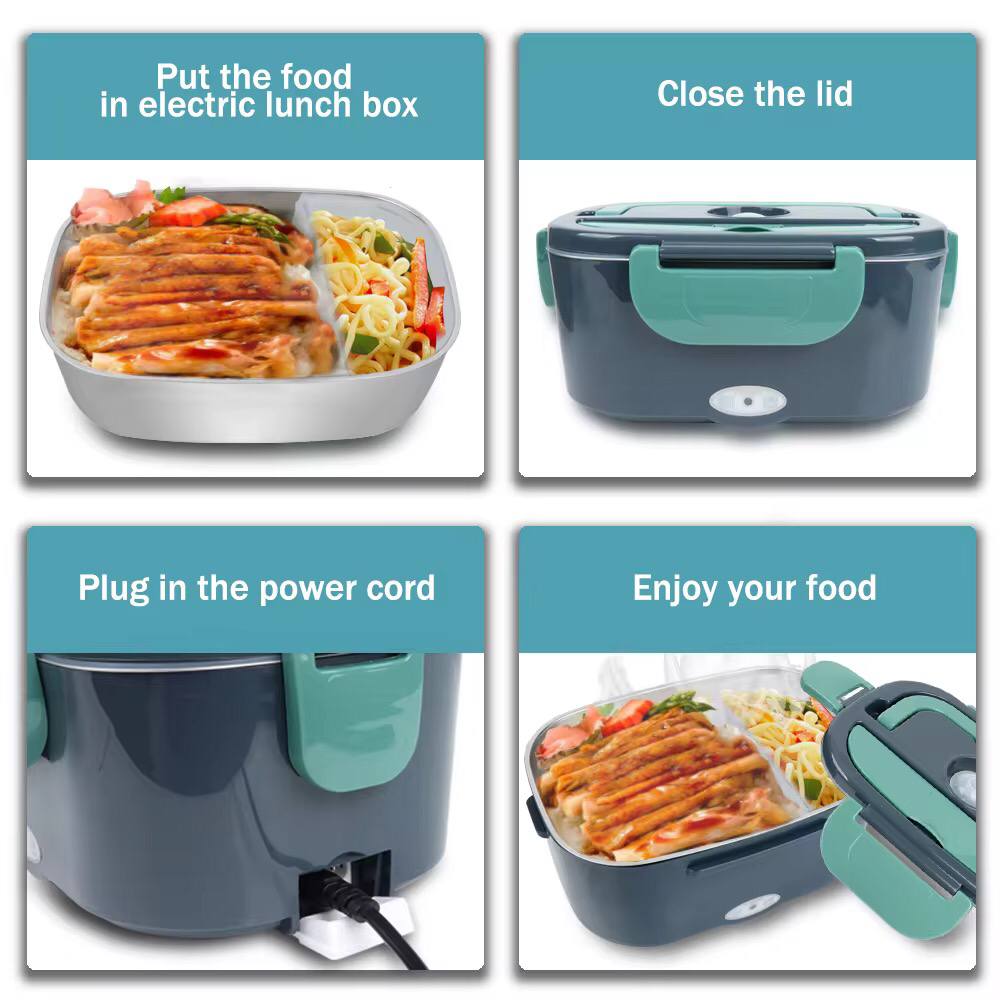 Electric lunchbox STAINLESS STEEL