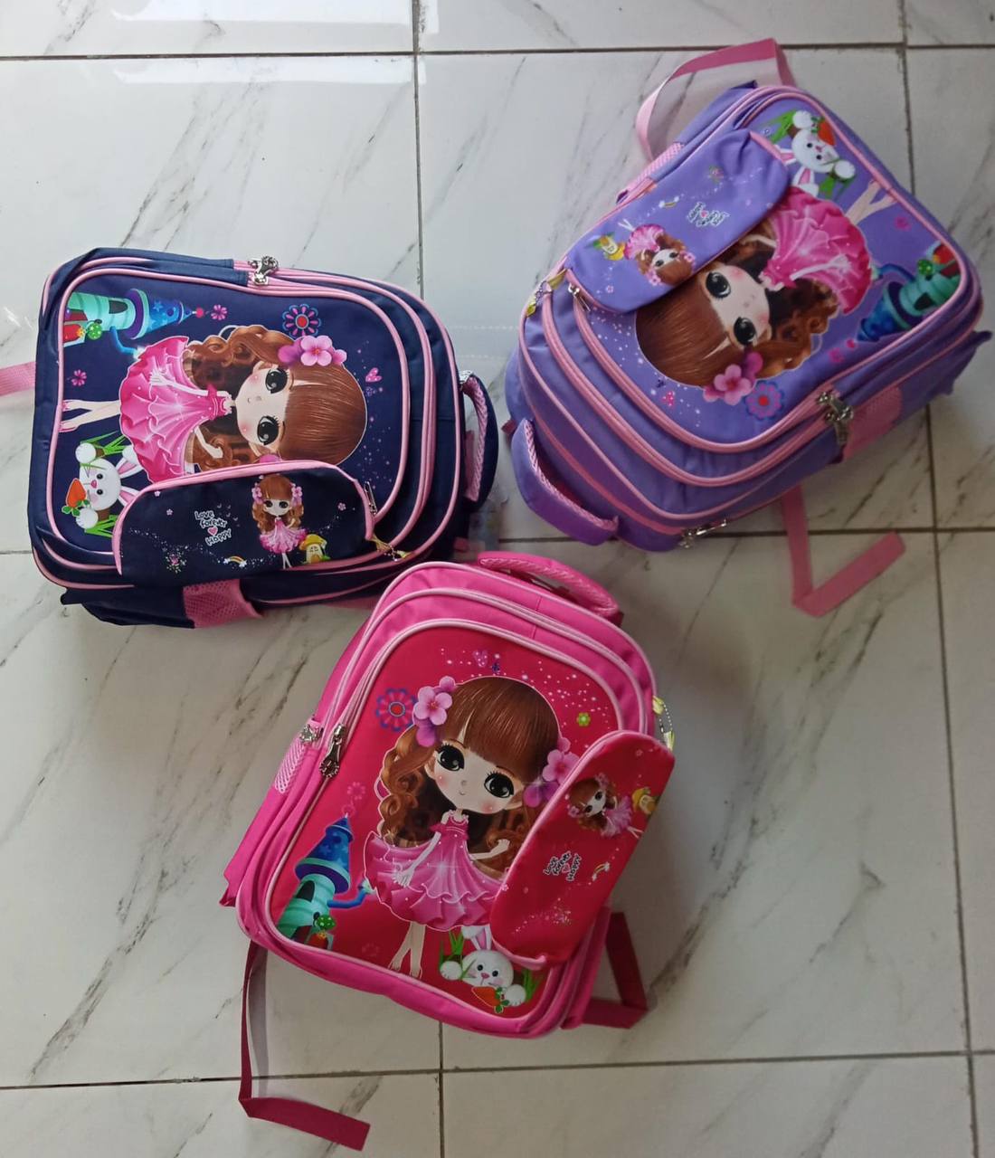 Bag with pencil pouch back to school bag,