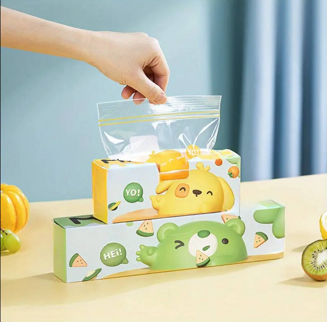 Thickened Food Grade Reusable Storage Bags Plastic Ziplock Bags Leakproof Freezer Bags Fridge Storage Container For Meat Fruit Veggies